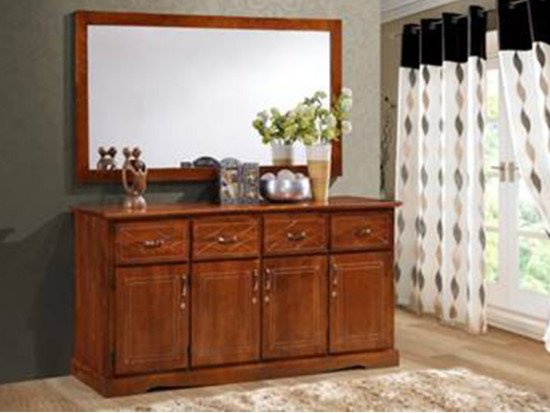Buffet bas 3 portes + miroir Jakarta