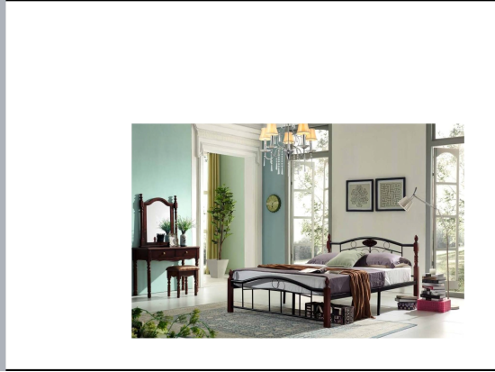 Lit 140x190 cm métal DB-0430 Lit 140x190 cm métal DB-0430