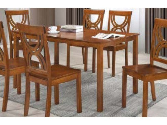 Table à manger 6 Chaises bois cassie Table à manger 6 Chaises bois cassie